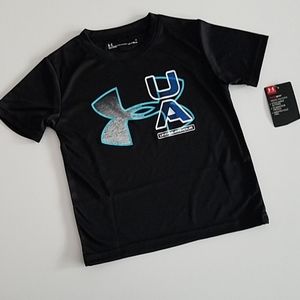 🛍2xHP🛍[Boy 4] Under Armour T-Shirt NEW WITH TAG